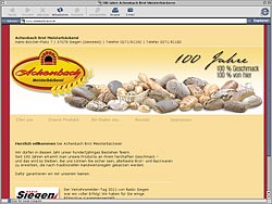WebSite Achenbach Brot